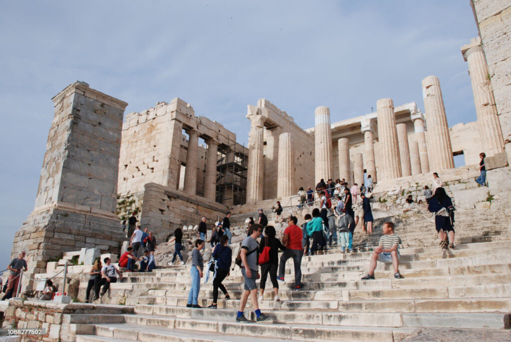 Acropolis of Athens in Greece 2017